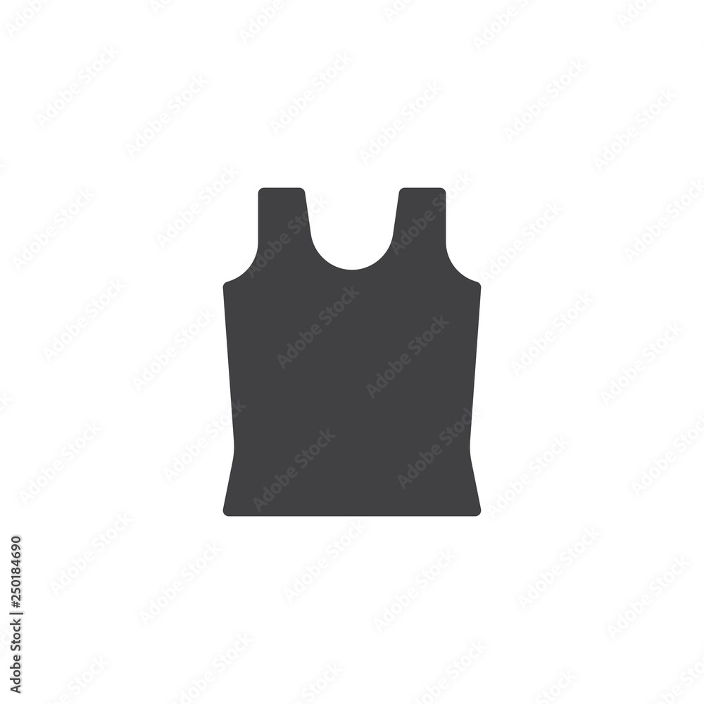 Sleeveless shirt vector icon. filled flat sign for mobile concept and web design. Sleeveless Sport T-shirt simple glyph icon. Symbol, logo illustration. Pixel perfect vector graphics Sleeveless shirt vector icon. filled flat sign for mobile concept and web design. Sleeveless Sport T-shirt simple glyph icon. Symbol, logo illustration. Pixel perfect vector graphics