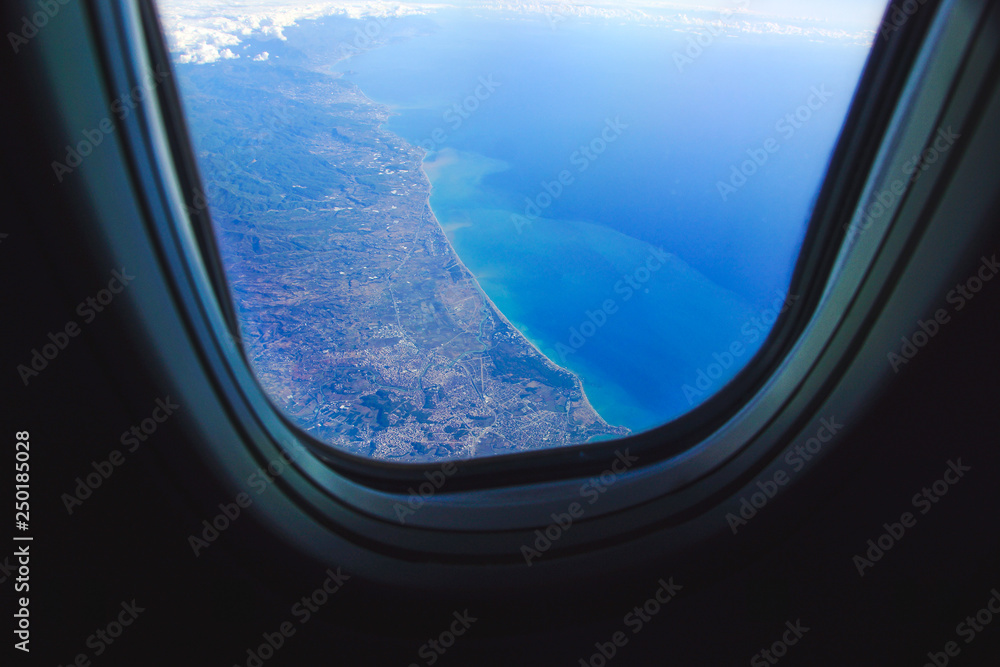 from the plane window from the plane window