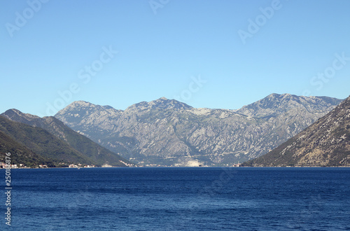 Bay of Kotor Montenegro summer season landscape