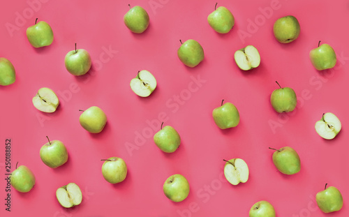 Colorful pattern of apples
