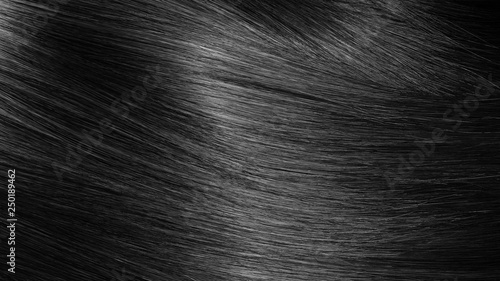 Black or brunette shiny hair texture background