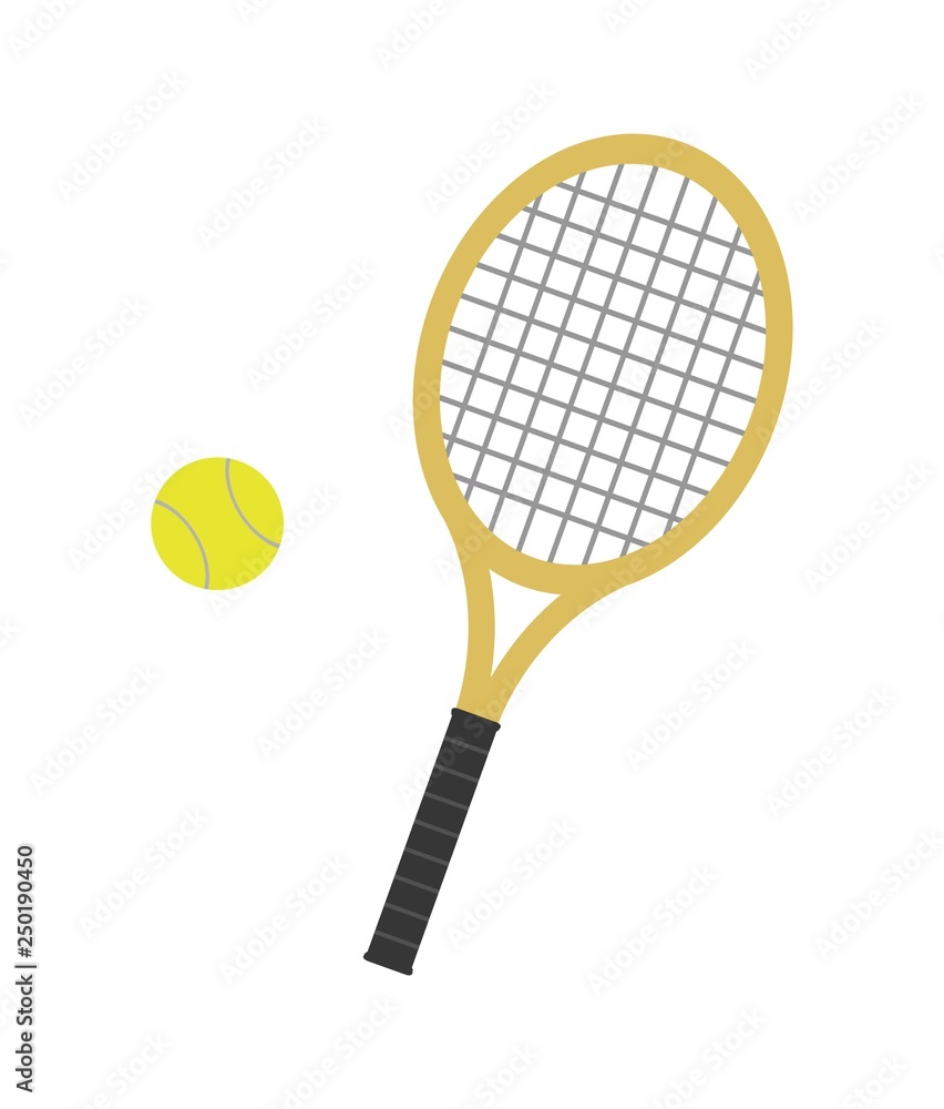 テニスラケットとボール Stock イラスト Adobe Stock