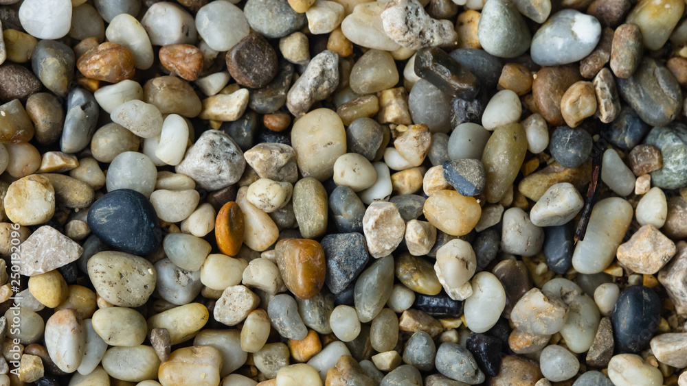 Abstract pebble stones background texture macro, selective focus Abstract pebble stones background texture macro, selective focus