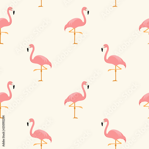 flamingo seamless pattern