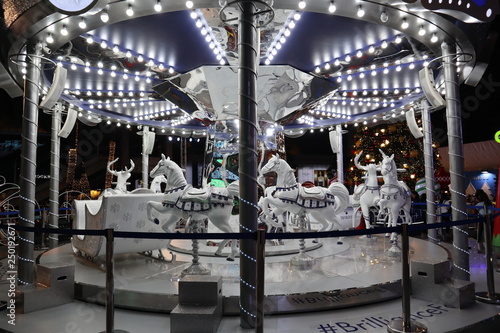 White Merry Go Round