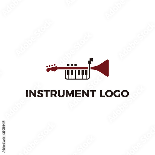 Music instrument Logo Vector