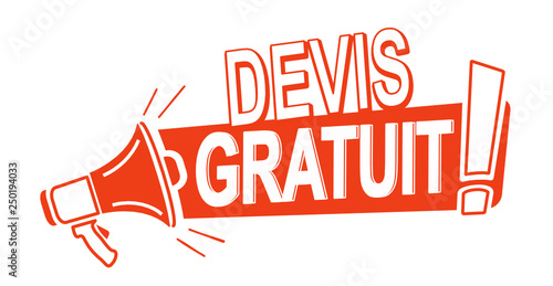 devis gratuit sur mégaphone rouge