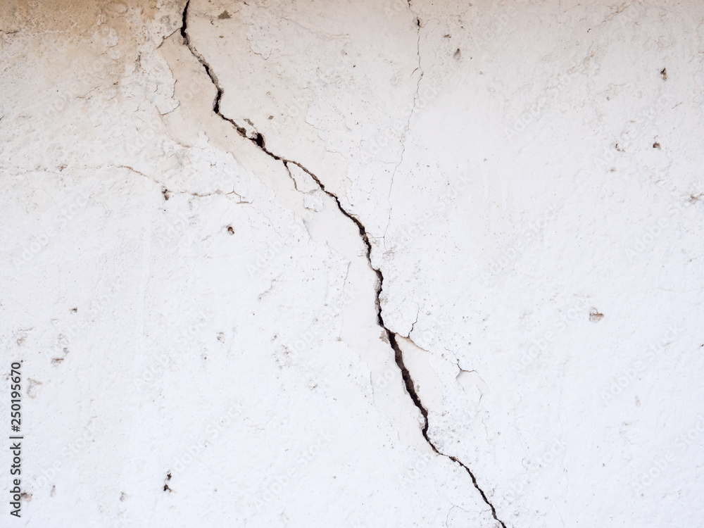 Obraz premium Wand mit Baumängel