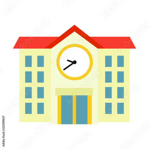 School emoji vector