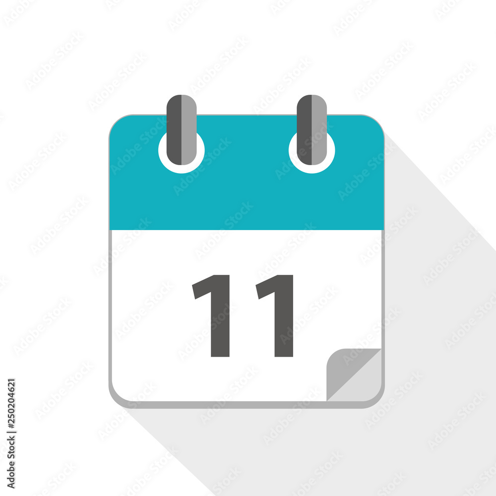 blue business calendar 11 icon vector illustration EPS10 blue business calendar 11 icon vector illustration EPS10