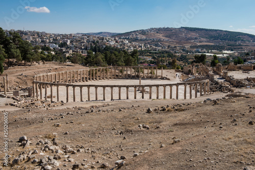 The ancient city of Jerash in Jordan is almost the second most popular tourist destination after Petra. People have been living on this place continuously for 6,500 years.