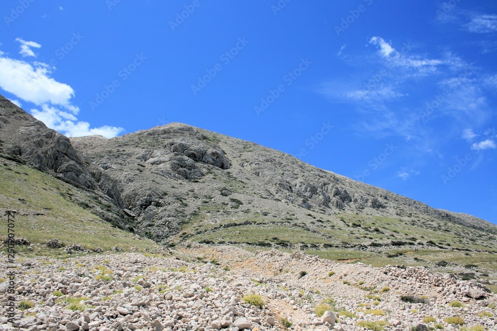 hiking Baska, island Krk, Croatia