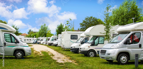 Concentration de camping-car