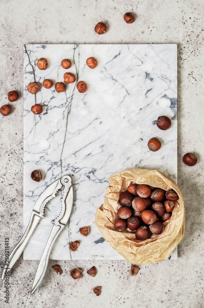 Hazelnuts with Nutcrackers