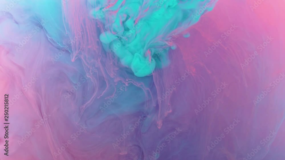 Ink in water. Flow video.Rainbow paint in water. Mixed color. Abstract colorful shape. Ink in water. Flow video.Rainbow paint in water. Mixed color. Abstract colorful shape.