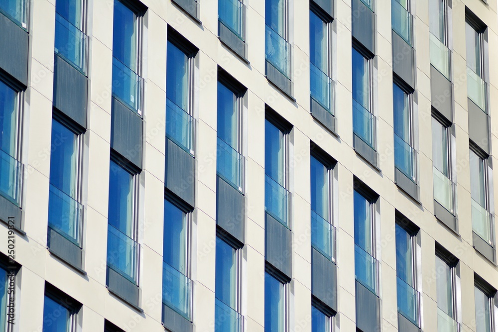 Modern corporate architecture - business and success concept Modern corporate architecture - business and success concept