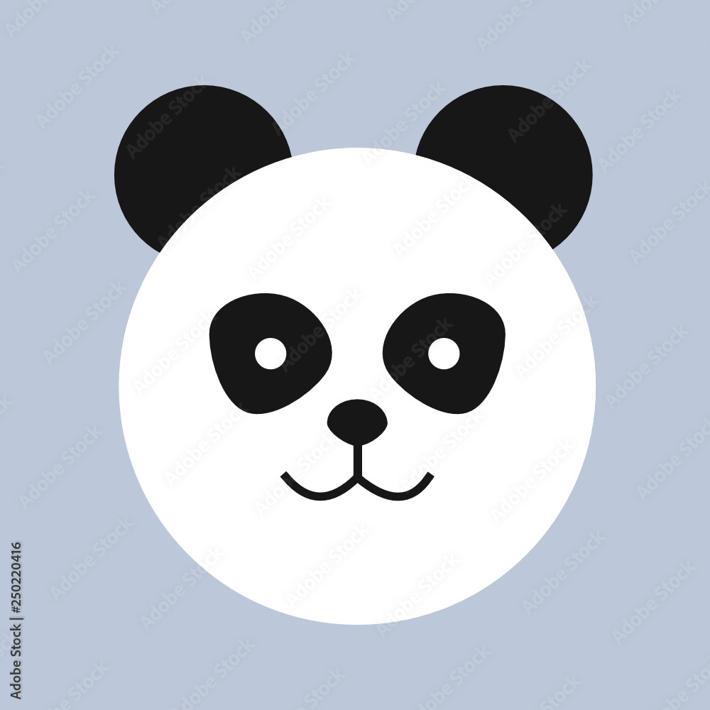 Cute panda character Cute panda character