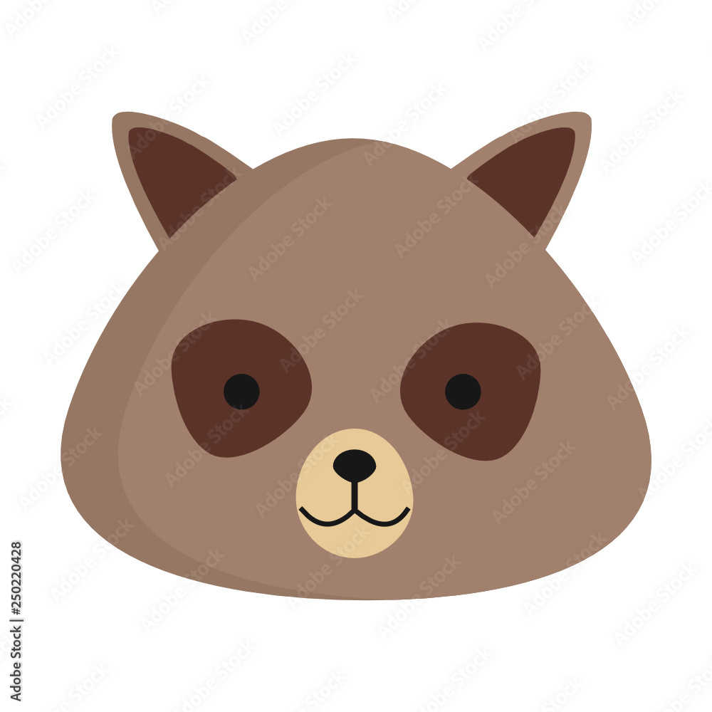 Cute racoon character Cute racoon character