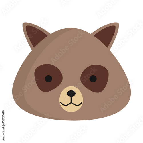 Cute racoon character