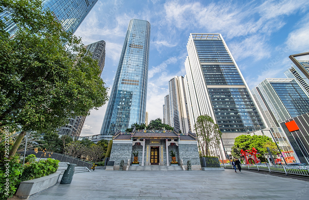 Obraz premium Shenzhen Nanshan District Dachong Dawang Ancient Temple