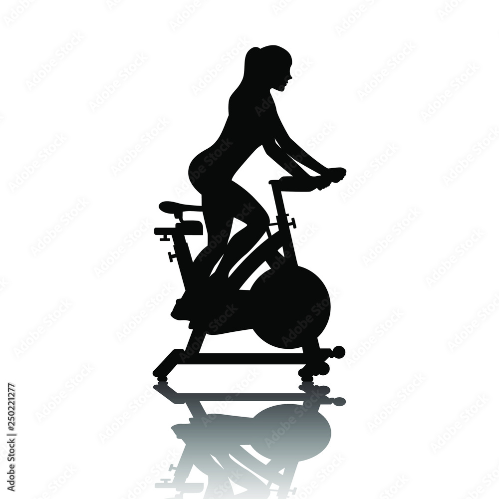 spinning silhouette