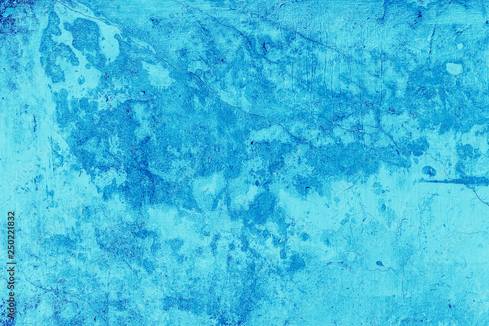 Abstract light blue wall plastered texture. Rustic background