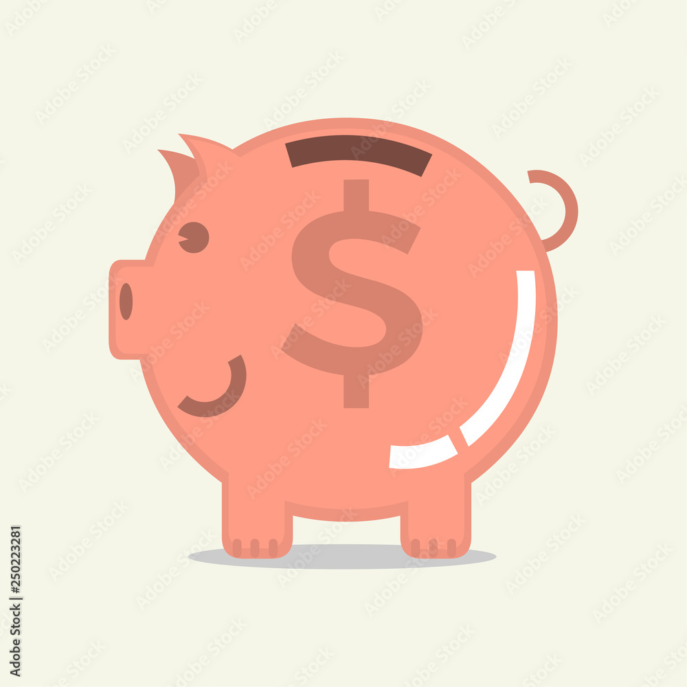piggy bank vector illustration piggy bank vector illustration