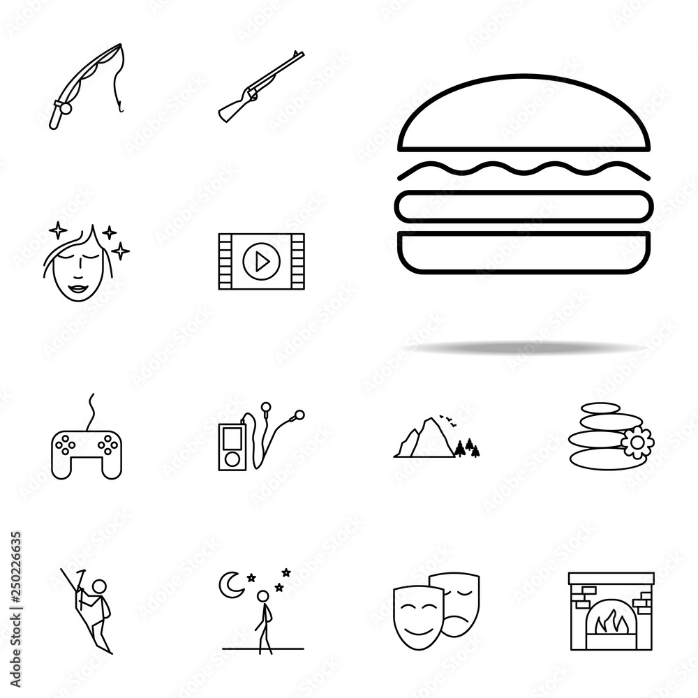 relaxation in fast food icon. relaxation icons universal set for web and mobile relaxation in fast food icon. relaxation icons universal set for web and mobile