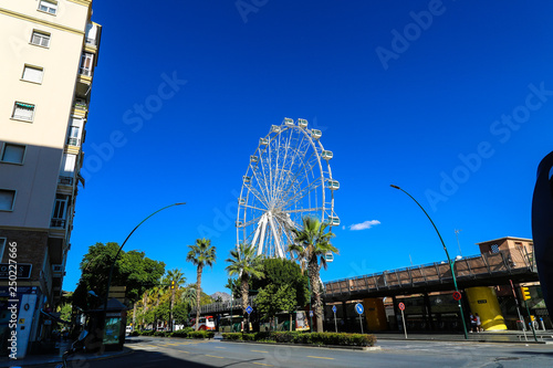 фотографія The Europe's largest itinerant ferris wheel named La pricesa the princess on t