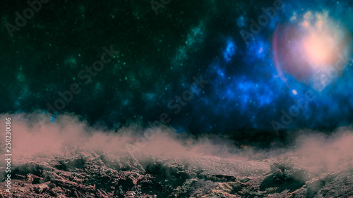 Outer space background. Smo...