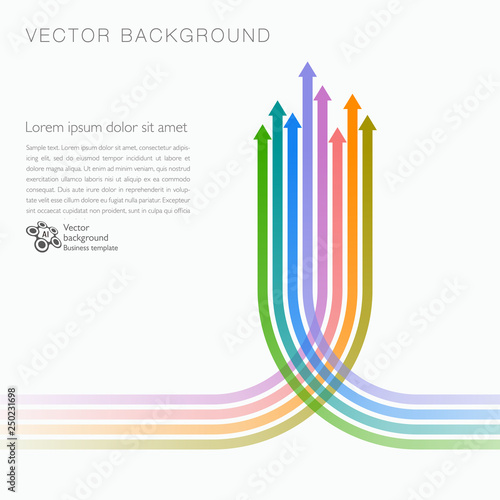 Upward, Arrow Graphic, Vector Background
