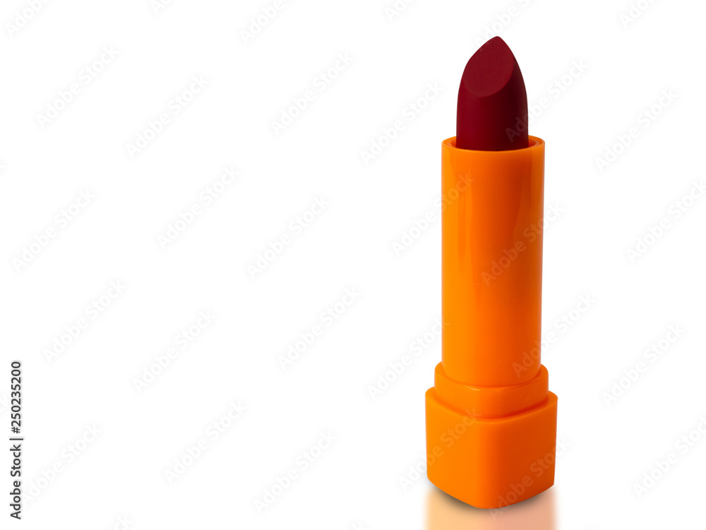 Lipstick. Makeup collection on white background. (clipping path) Lipstick. Makeup collection on white background. (clipping path)