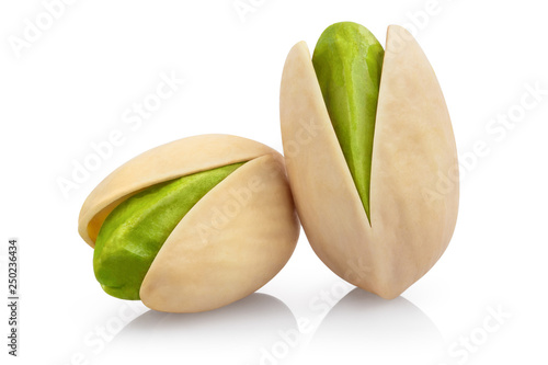 Wallpaper Mural Delicious pistachios, isolated on white background Torontodigital.ca