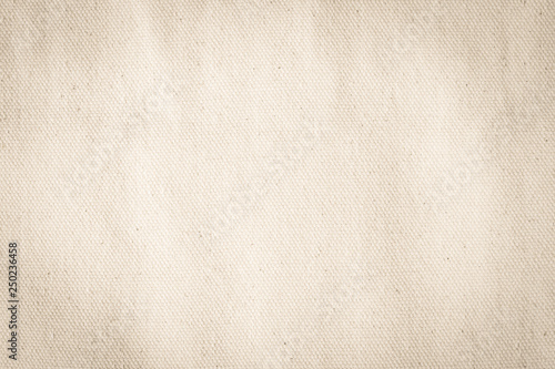 Canvas texture background of cotton burlap natural fabric cloth in old aged beige brown sepia for wallpaper and design backdrop