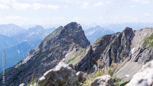 Bergspitze in den Alpen