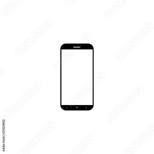 smartphone simple icon logo