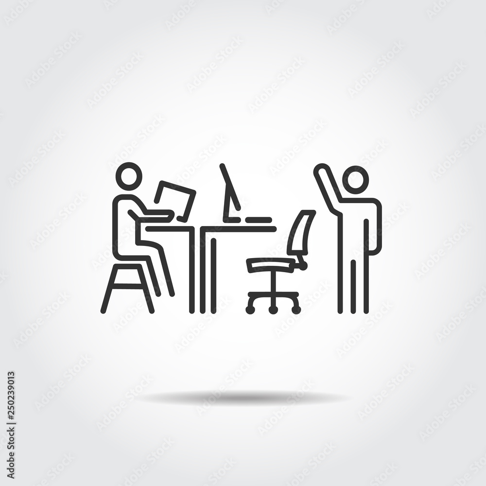 People Icon work group Team Vector People Icon work group Team Vector
