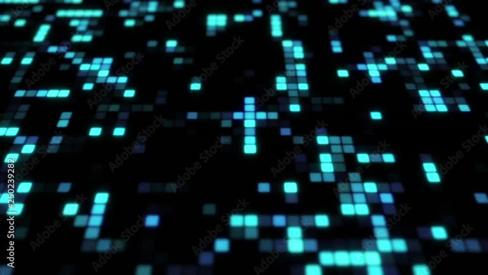 Blue Digits Background Loop Blue Digits Background Loop