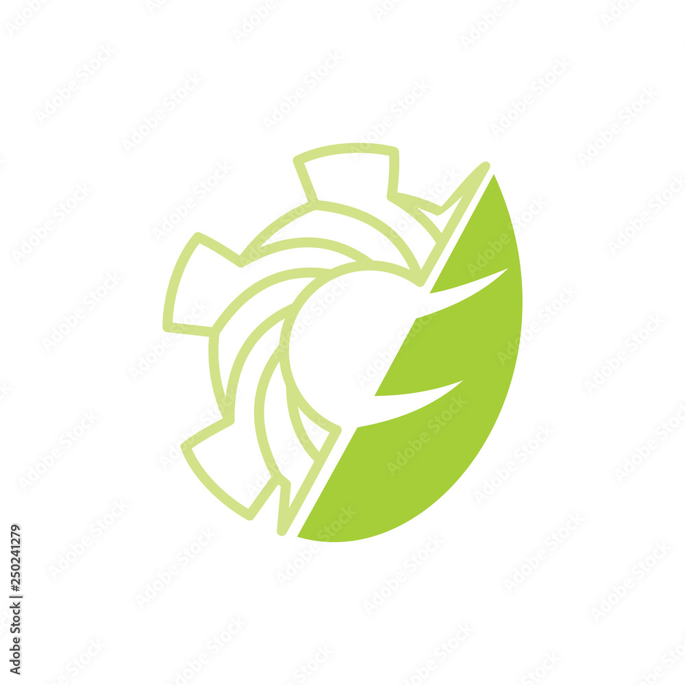 Leaf Logo Design Vector Template Isolated Leaf Logo Design Vector Template Isolated
