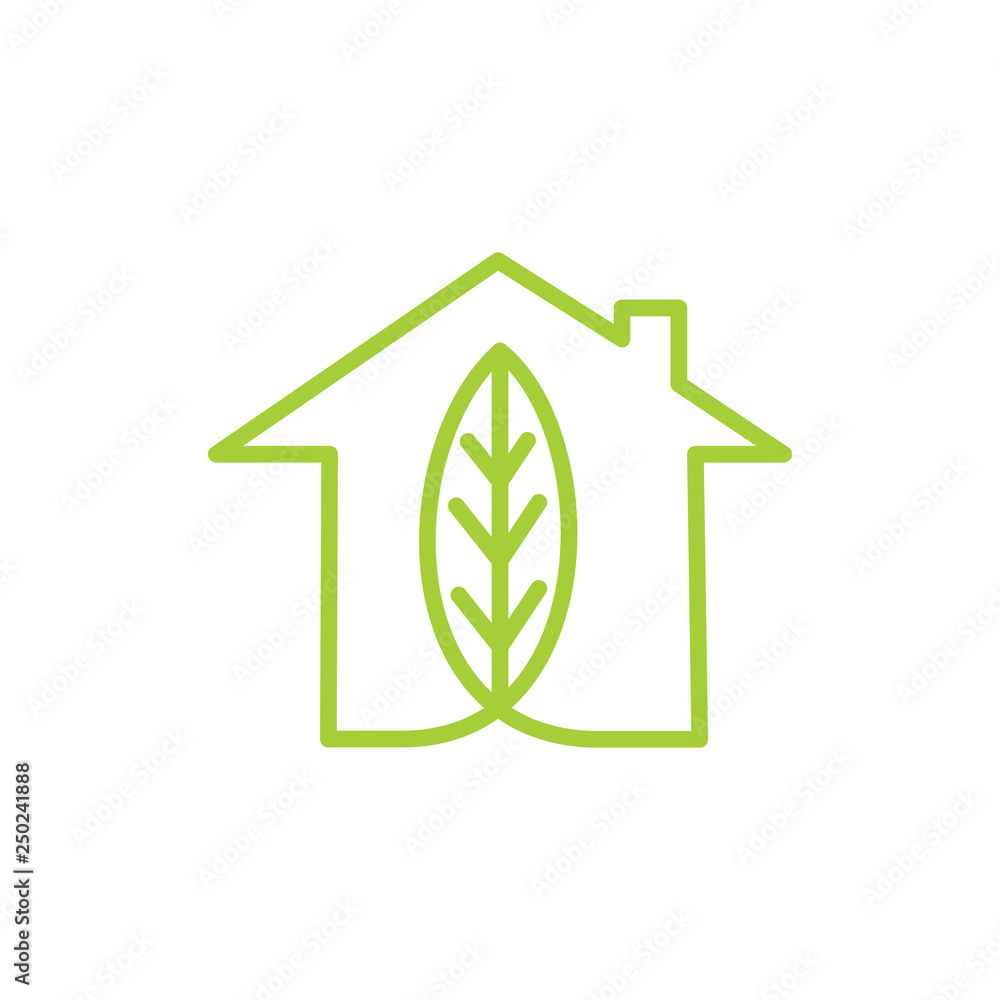 Leaf Logo Design Vector Template Isolated Leaf Logo Design Vector Template Isolated
