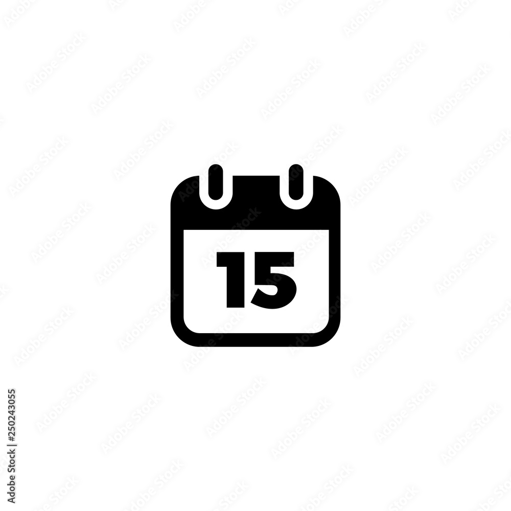 Calendar daily page Calendar daily page