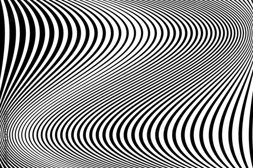 Abstract pattern. Texture with wavy, curves lines.