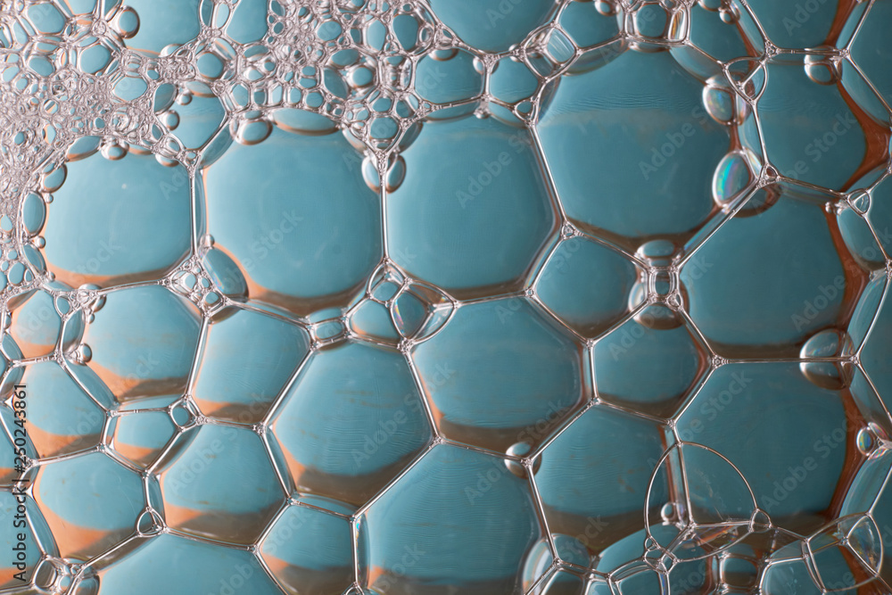 Naklejka premium abstract background of colored bubbles