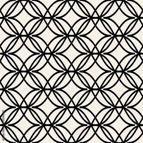 Vector seamless pattern. Modern stylish abstract texture. Repeating lines