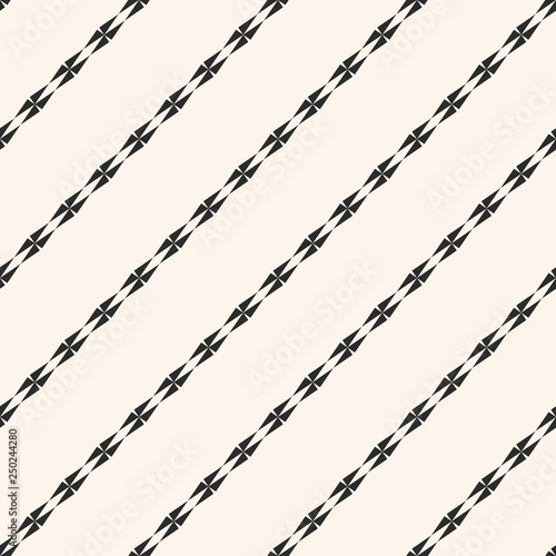 Wallpaper Mural Vector minimalist geometric seamless pattern with diagonal lines, edgy shapes Torontodigital.ca