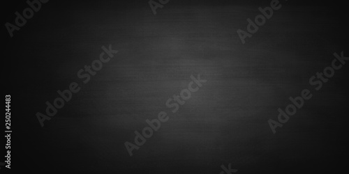 Black chalkboard background with marble texture photo