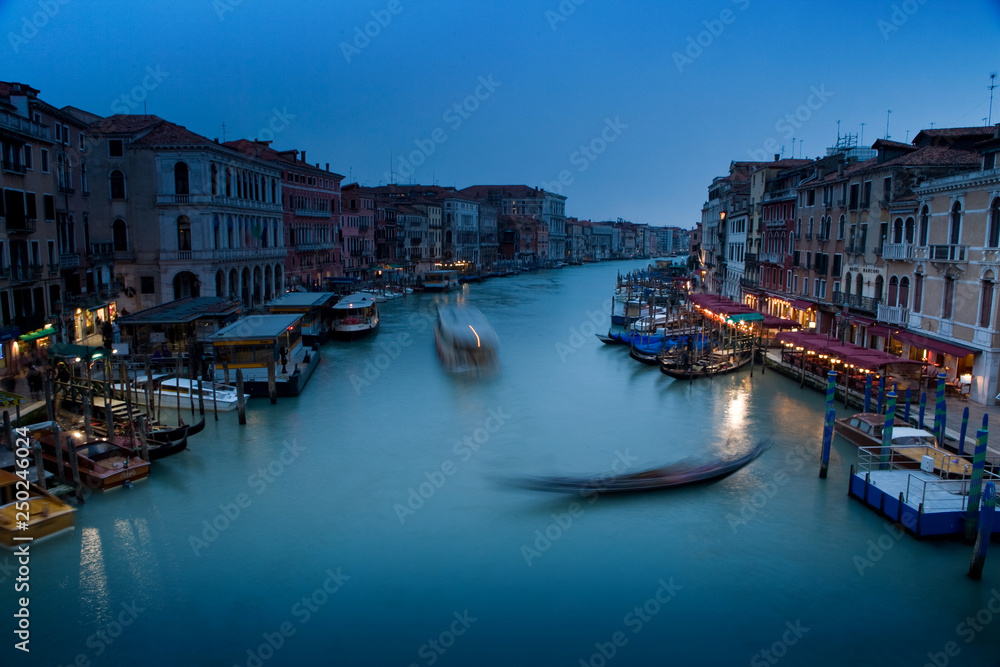 Obraz premium Evening in Venice, Grand Canal