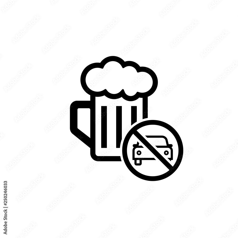 Sober driving icon. Clipart image isolated on white background Sober driving icon. Clipart image isolated on white background