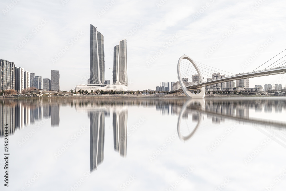Future smart city, modern architecture
