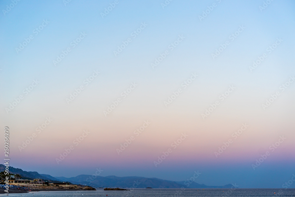 Sunrise on Crete, Greece